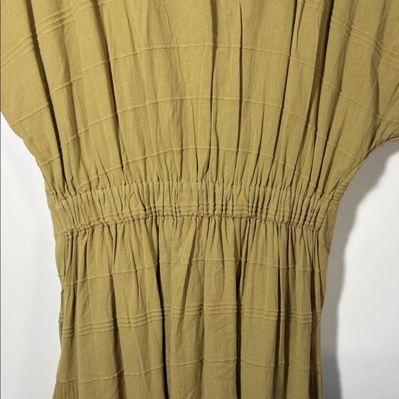 Free People Outta Here Midi Dress - Crushed Rosemary - M - NWT - 100% Cotton - Picture 13 of 14